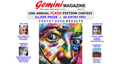 Desktop Screenshot of gemini-magazine.com